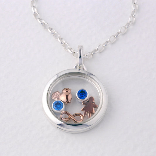 Rose Gold Infinity Twist - Devotion | Charms | Stow Lockets