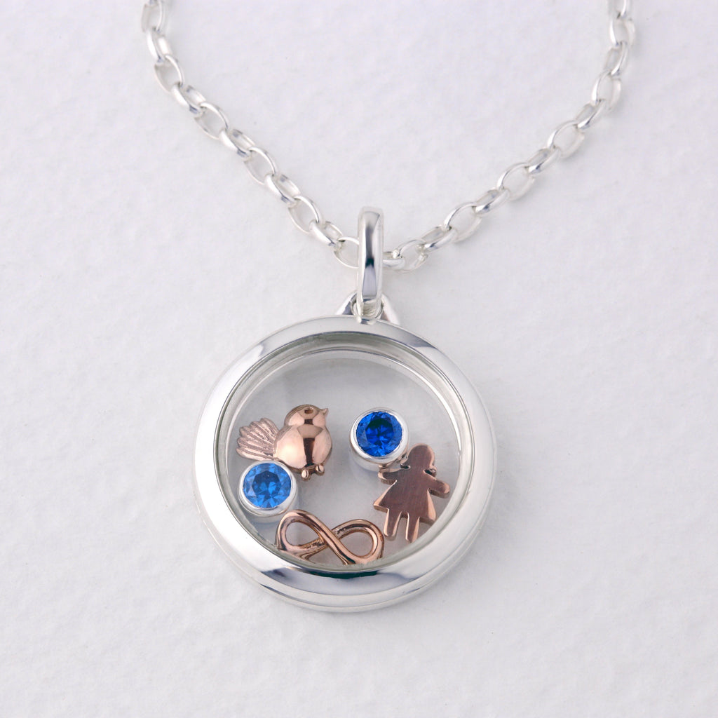 Rose Gold Infinity Twist - Devotion | Charms | Stow Lockets