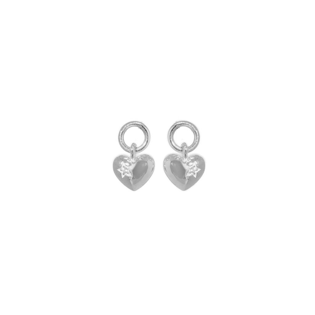 Heart of Love Huggie Earring Charms Heart of Love Huggie Charm | Huggie Charms | Stow Lockets