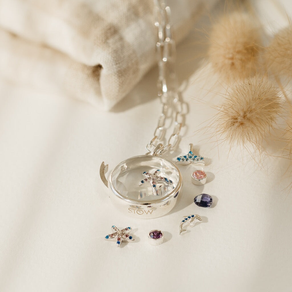 Cobalt Whale Tail - Protection | New | Stow Lockets