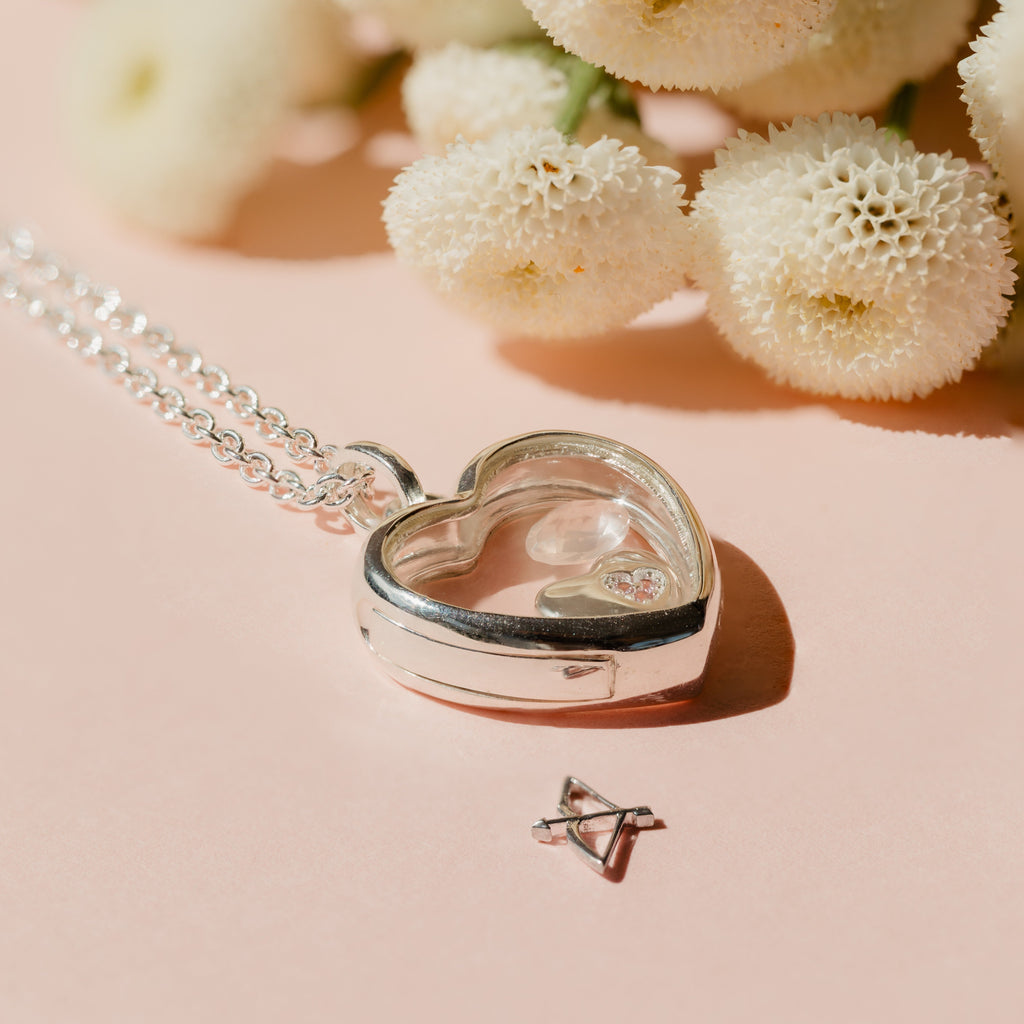 Stow Heart locket & charms