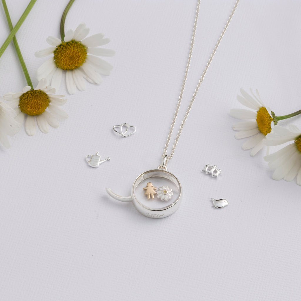 Daisy Charm in locket