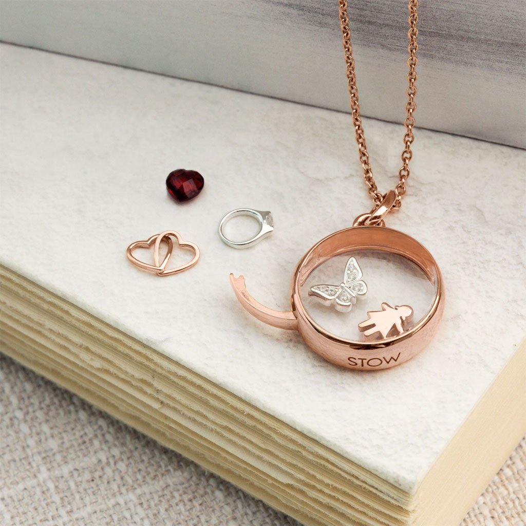 Medium Rose Gold Locket | Lockets | Stow Lockets