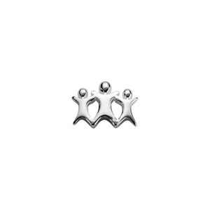 Stow Lockets sterling silver Stowaways - My Family charm silver