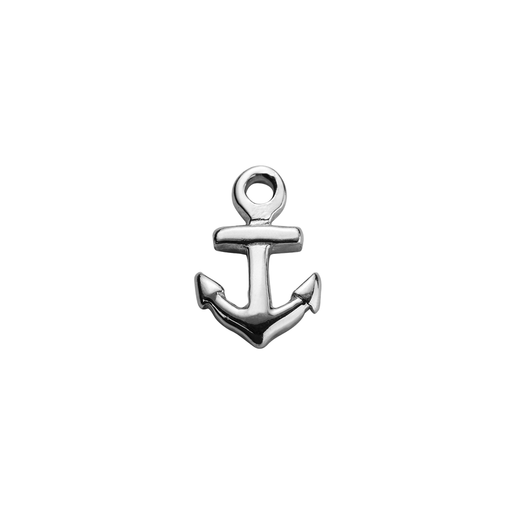 Stow Lockets sterling silver Anchor - Strength silver charm