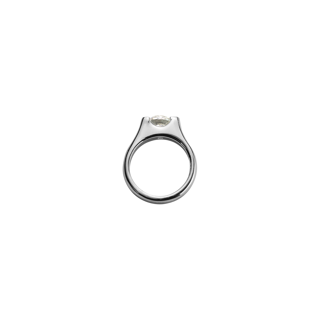 Stow Lockets sterling silver Eternity Ring - Romance silver charm