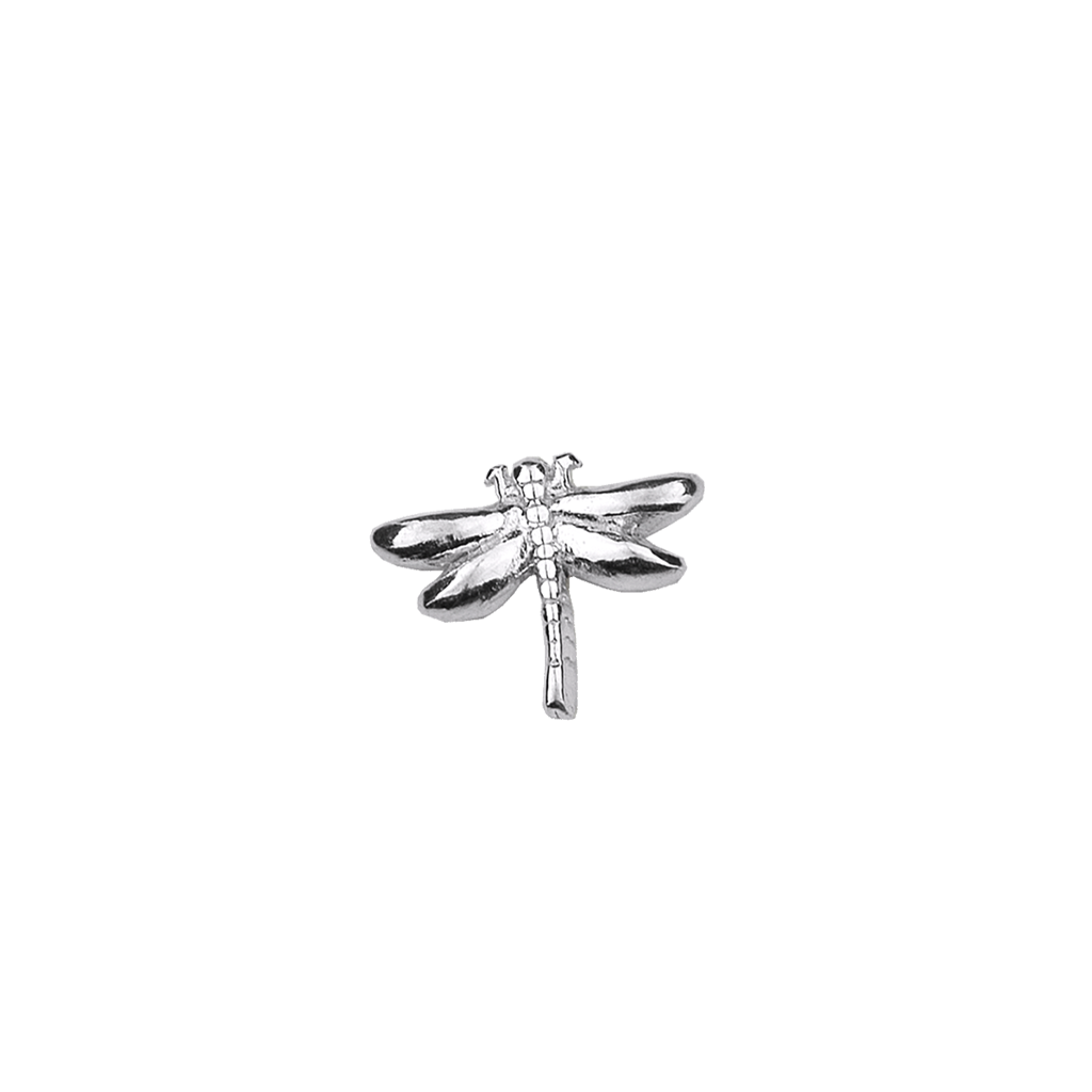 Stow Lockets solid sterling silver Dragonfly - Courageous silver charm