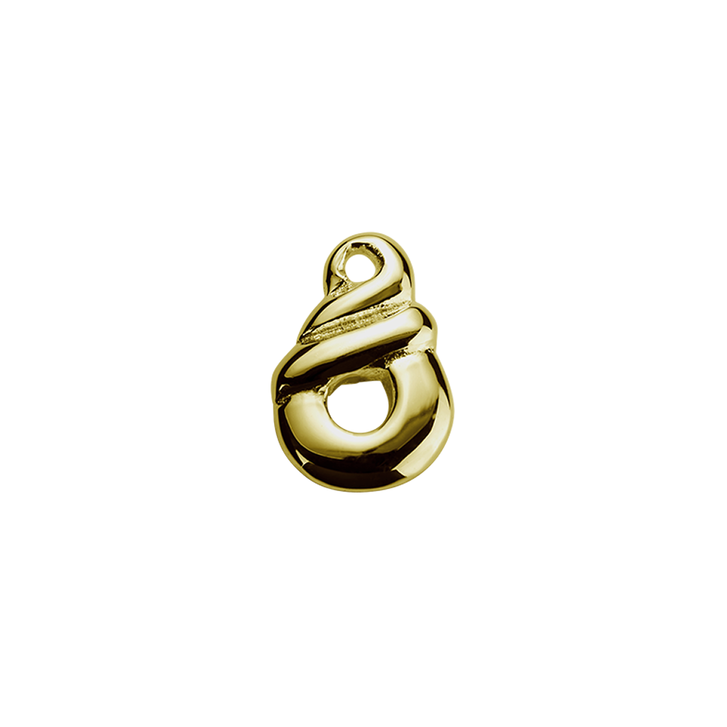 Stow Lockets 9ct Gold Eternity Twist - Together Forever charm