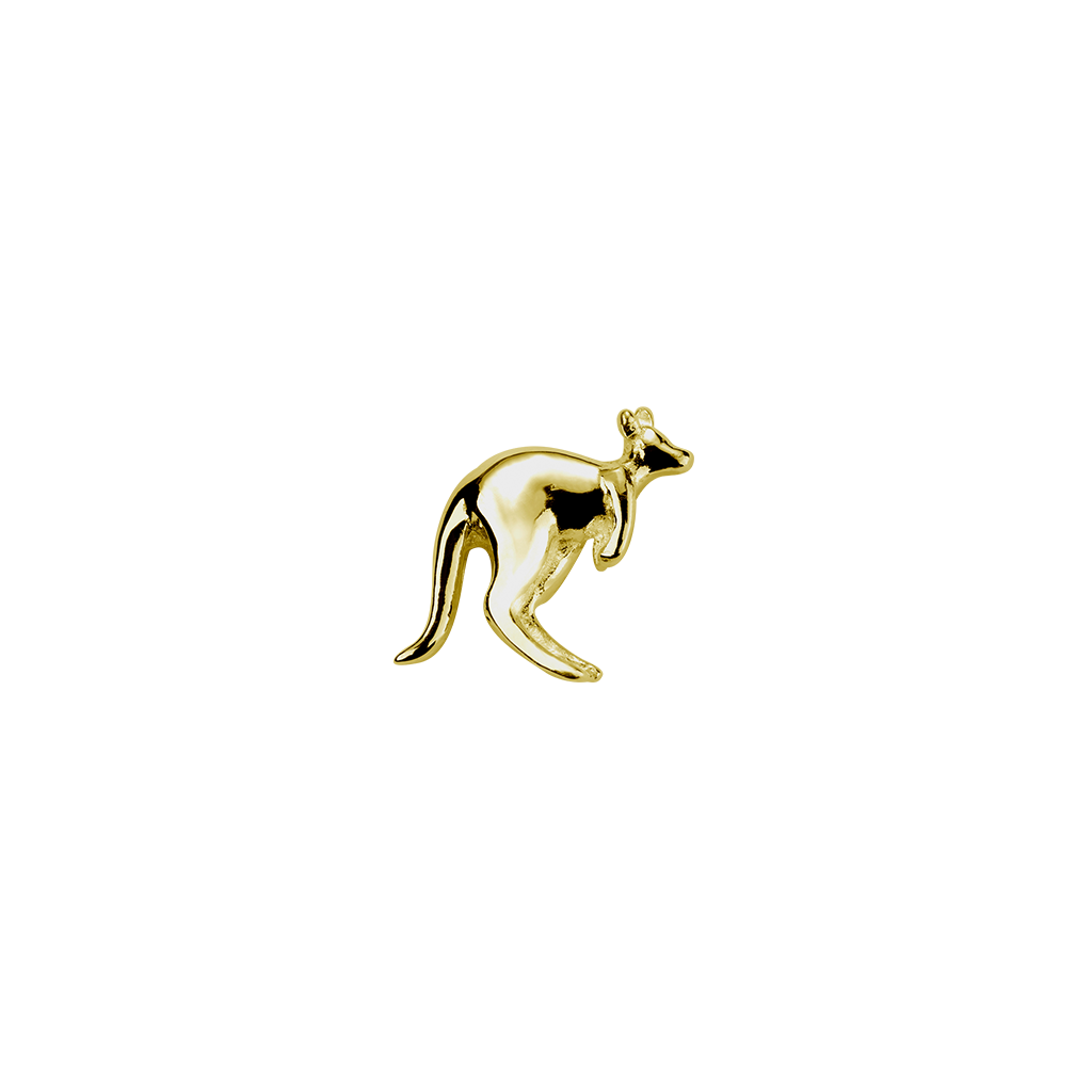 Stow Lockets 9ct Gold Kangaroo - Pride charm