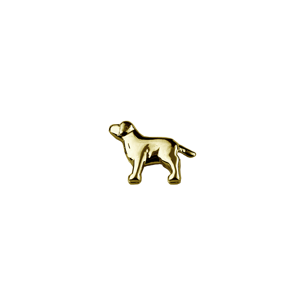 Stow Lockets solid 9ct Gold Dog - Trusted charm