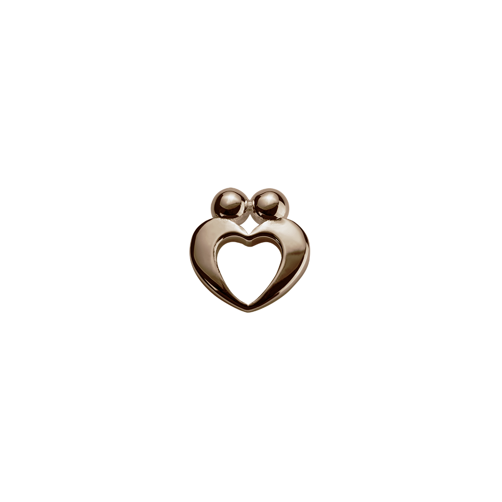 Stow Lockets Rose Gold True Love - Yours Always charm