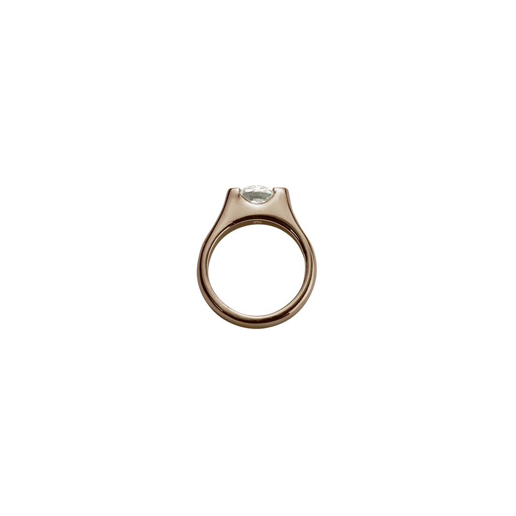 Stow Lockets Rose Gold Eternity Ring - Romance charm