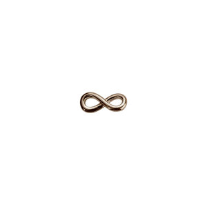 Stow Lockets Rose Gold Infinity Twist - Devotion charm