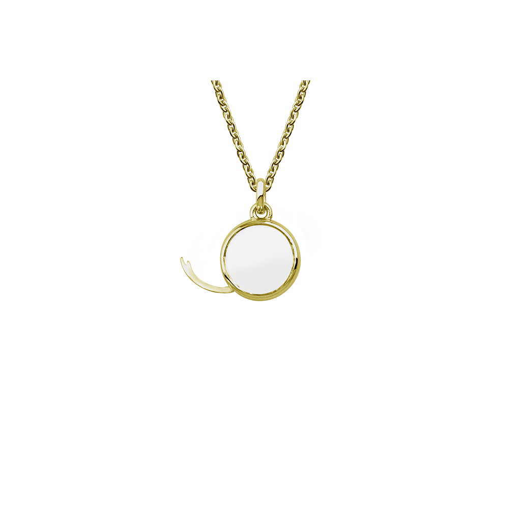 Stow Lockets petite gold locket pendant