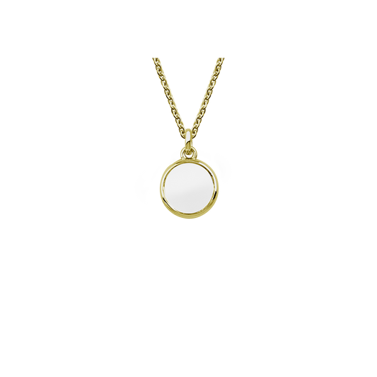 Stow Lockets petite gold locket pendant