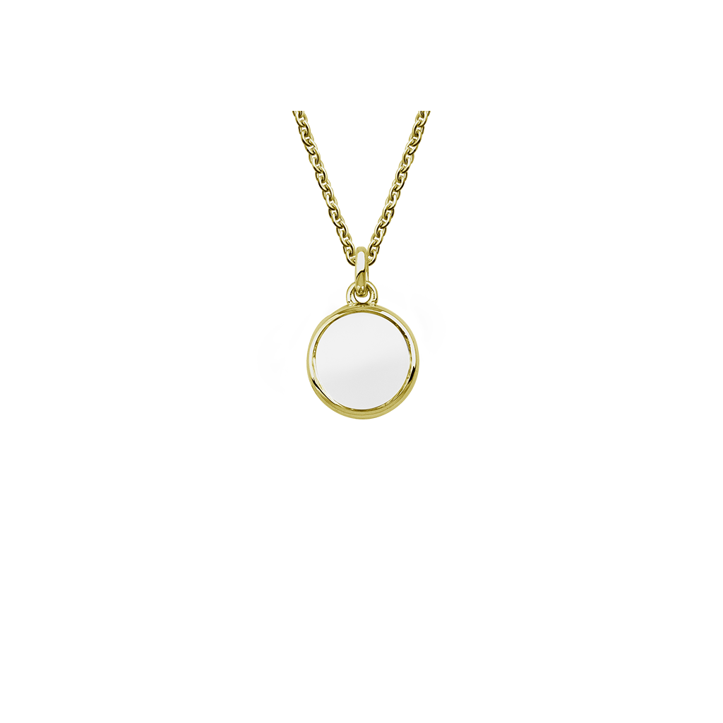 Stow Lockets petite gold locket pendant