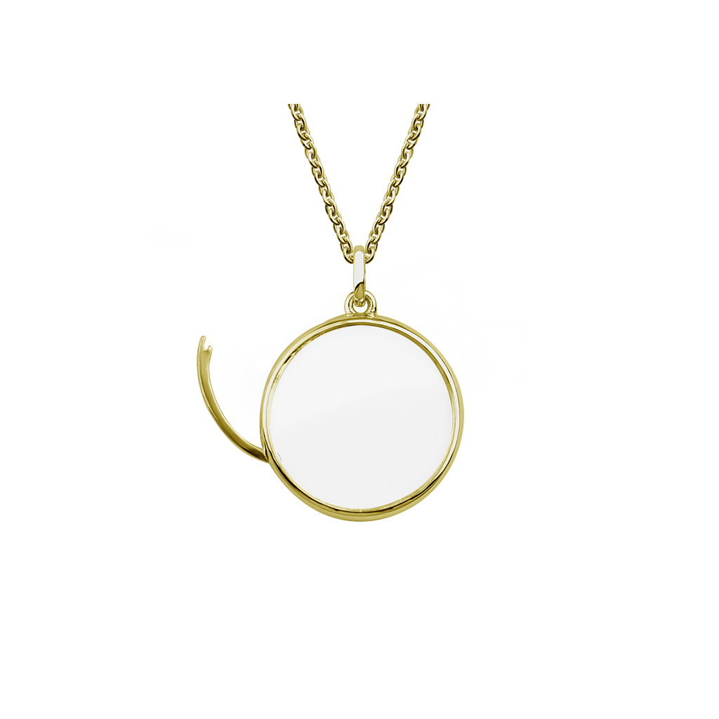 Stow Lockets large gold locket pendant