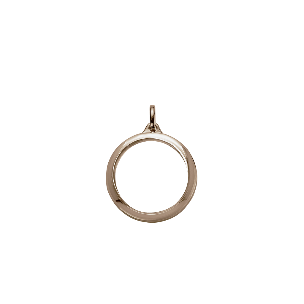 Stow Lockets 28mm classic rose gold locket pendant
