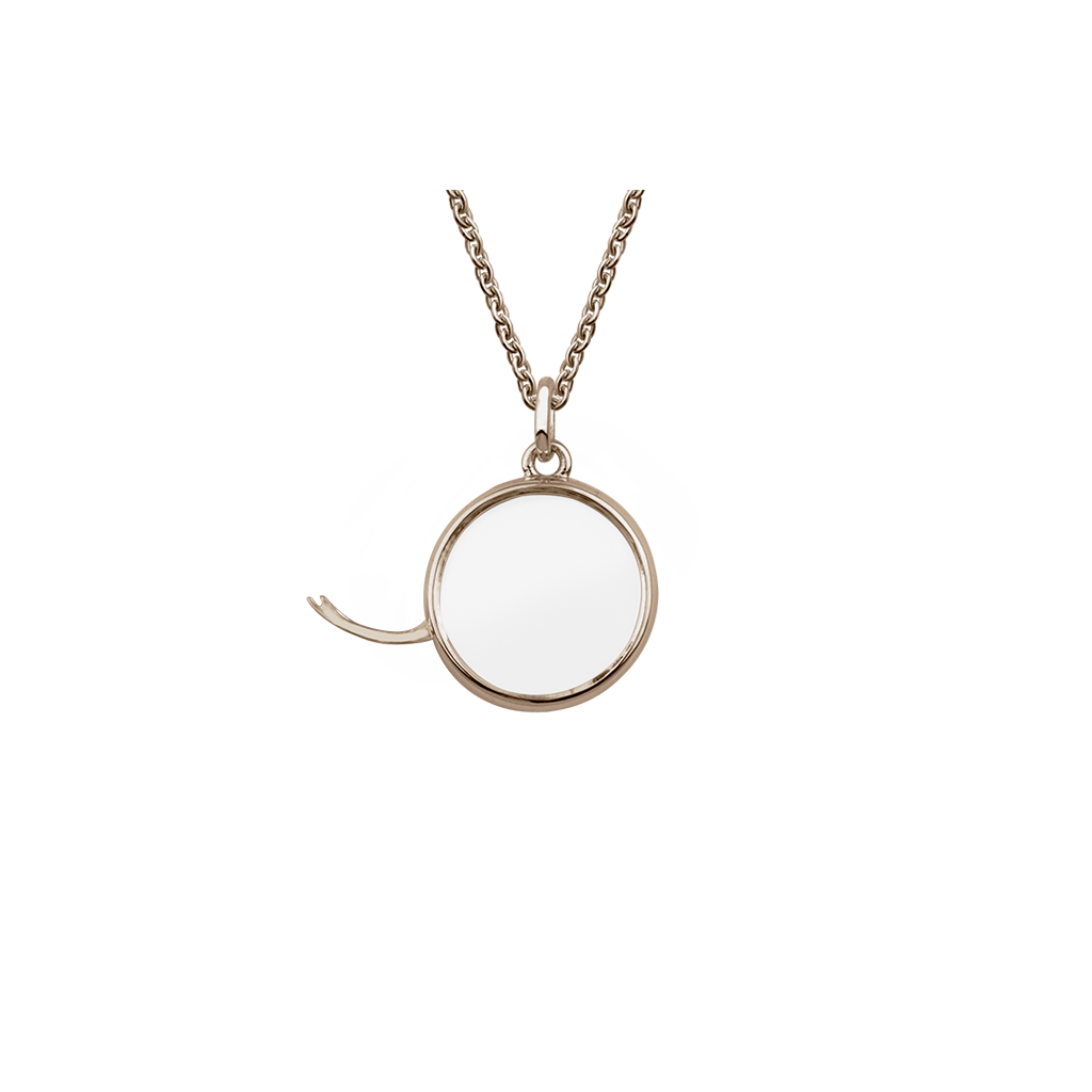 Stow Lockets medium rose gold locket pendant