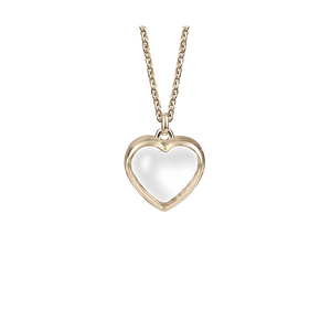 Stow Lockets medium rose gold heart locket pendant