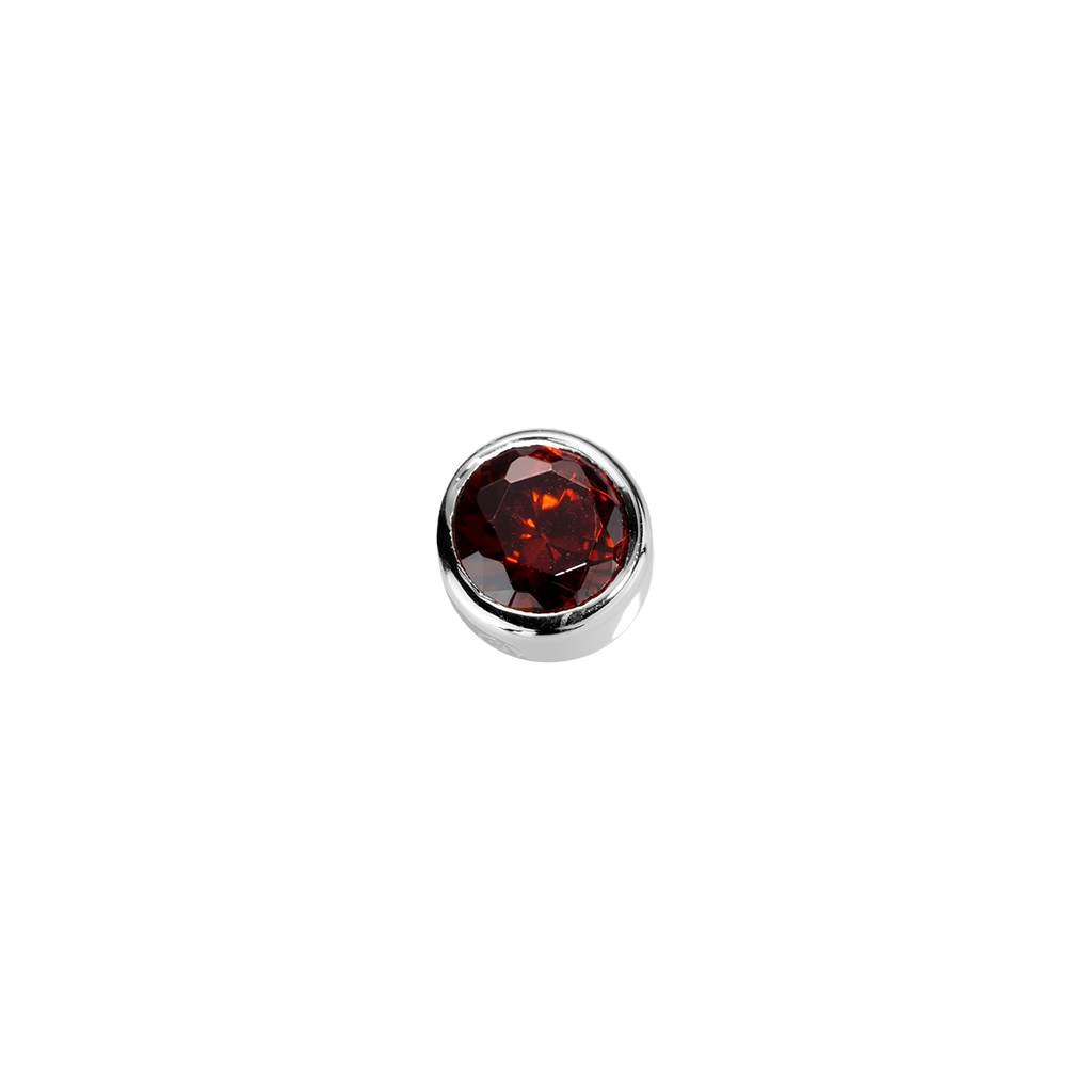 Happiness - Garnet CZ | Charms | Stow Lockets
