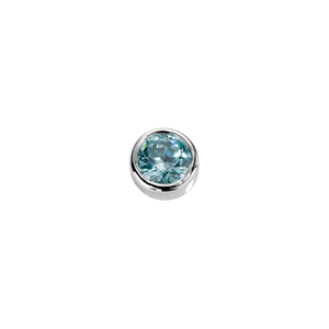 Courage - Aquamarine CZ | Charms | Stow Lockets