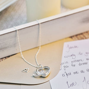Medium Silver Heart Locket | Lockets | Stow Lockets