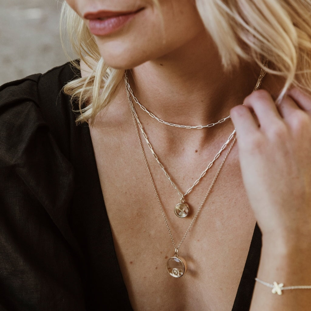 Rose Gold Letter - T | Charms | Stow Lockets