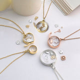 Rose Gold Compass - Direction | Charms | Stow Lockets