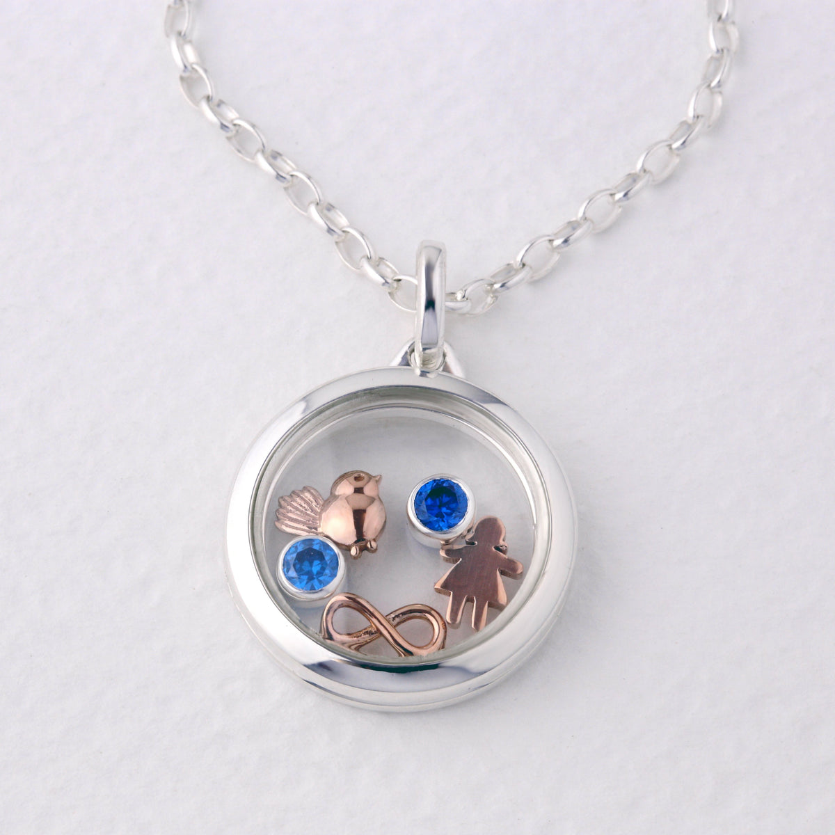 Rose Gold Infinity Twist - Devotion | Charms | Stow Lockets