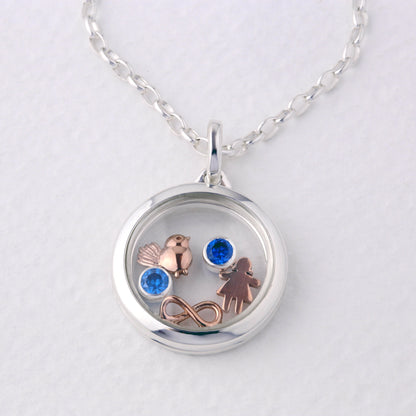 Rose Gold Infinity Twist - Devotion | Charms | Stow Lockets