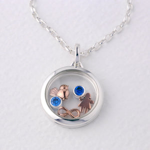 Rose Gold Infinity Twist - Devotion | Charms | Stow Lockets