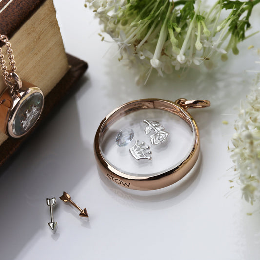 Rose Gold Arrow - Bravery | Charms | Stow Lockets