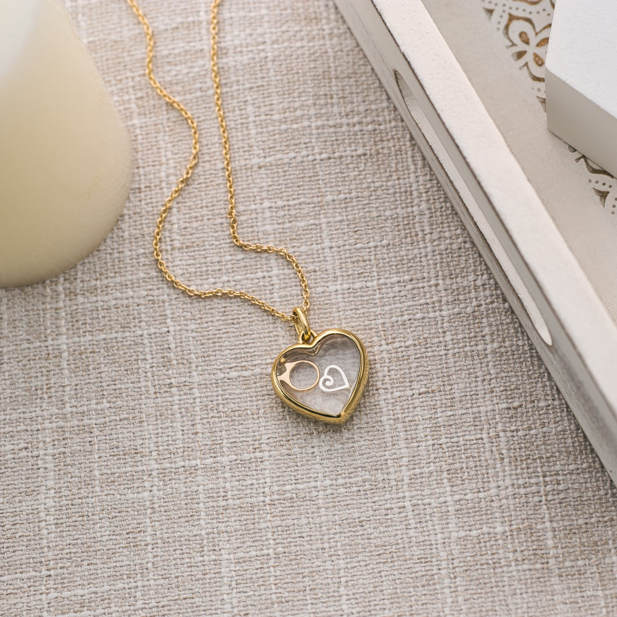 gold heart locket engagement ring love silver heart