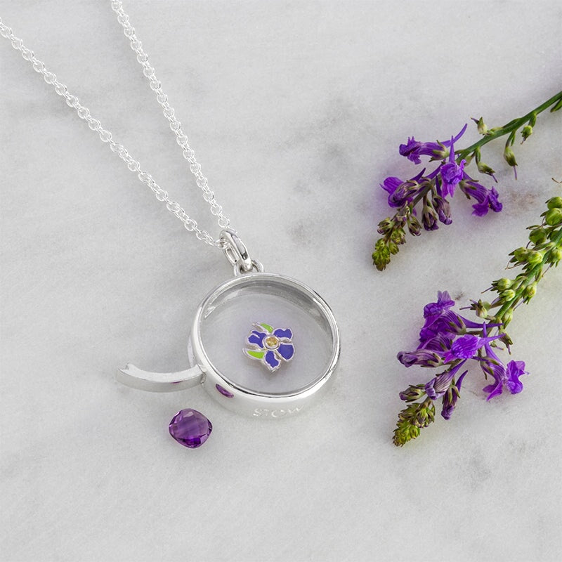 February - Iris | Charms | Stow Lockets