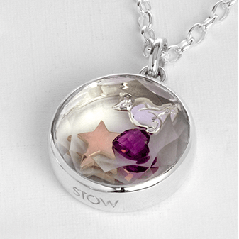 Locket with charms