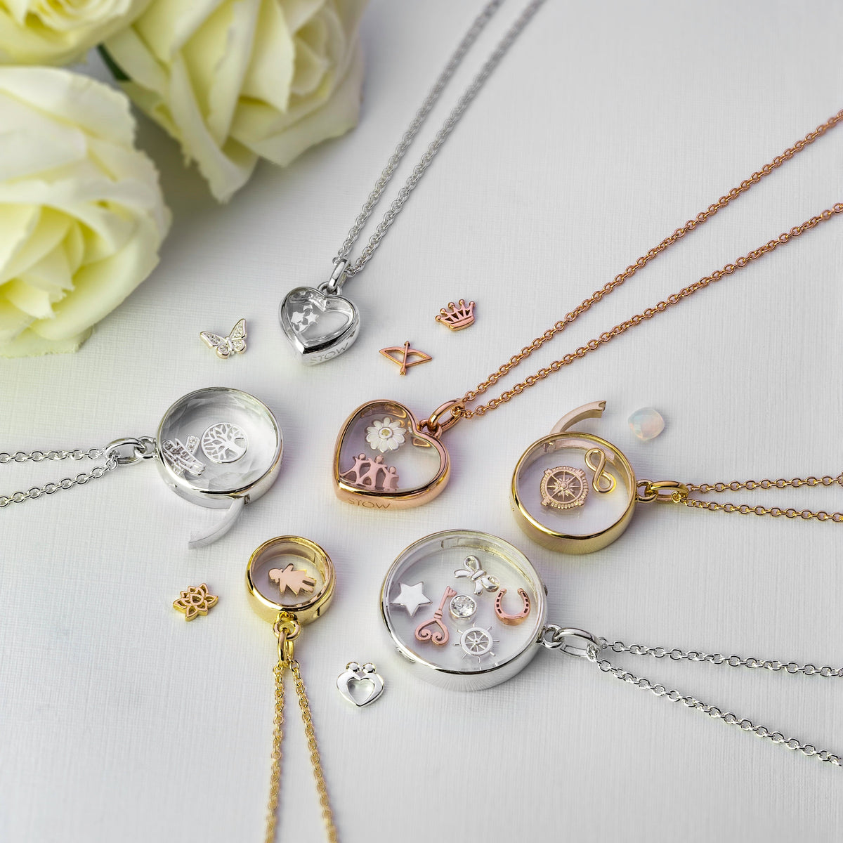 Stow Lockets and charms