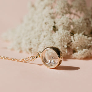 Stow Locket with Love Birds Charm