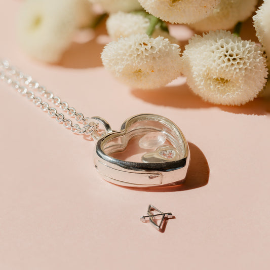 Stow Heart locket & charms