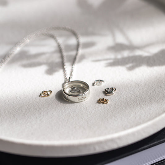 Library & Apple - Educate | Charms | Stow Lockets