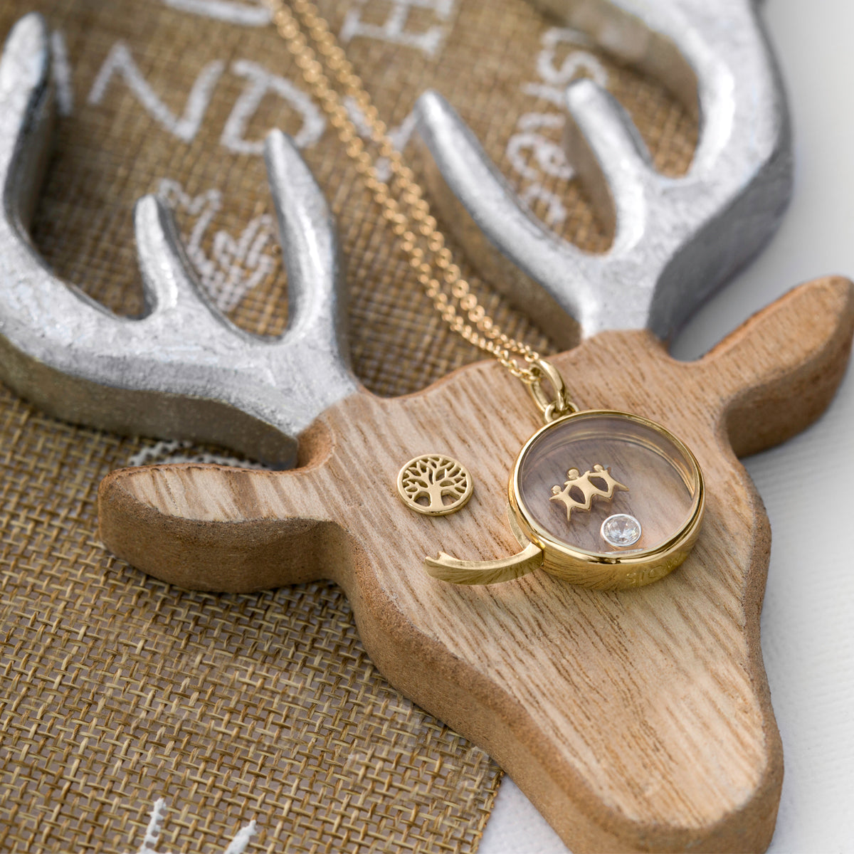 Medium Gold Locket | Lockets | Stow Lockets
