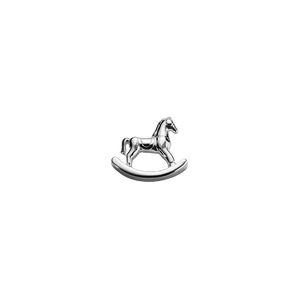 Stow Lockets sterling silver Rocking Horse - Adored silver charm