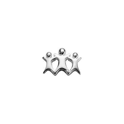 Stow Lockets sterling silver Stowaways - My Family charm silver