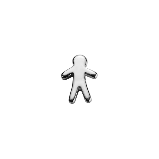 Stow Lockets sterling silver Stowaway Boy - Heroic silver charm