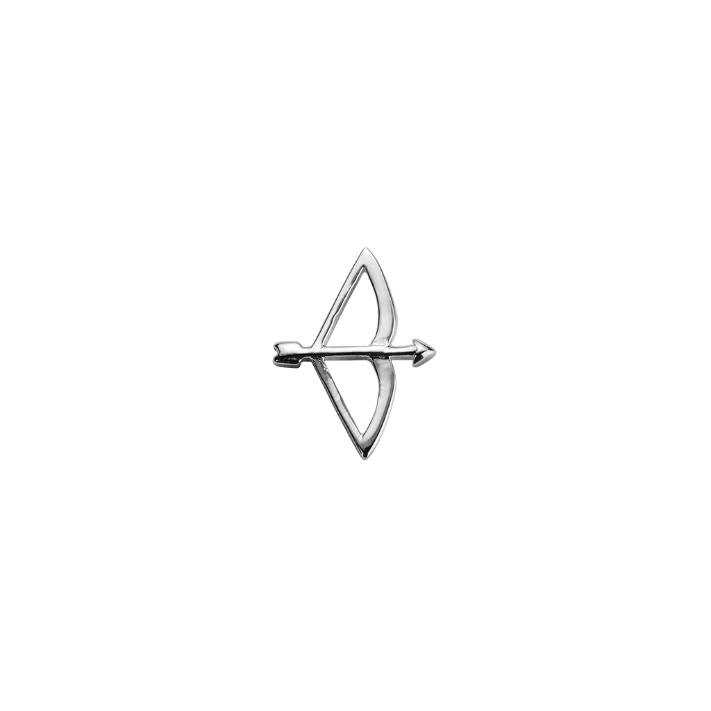 Stow Lockets sterling silver Bow & Arrow - Beloved silver charm