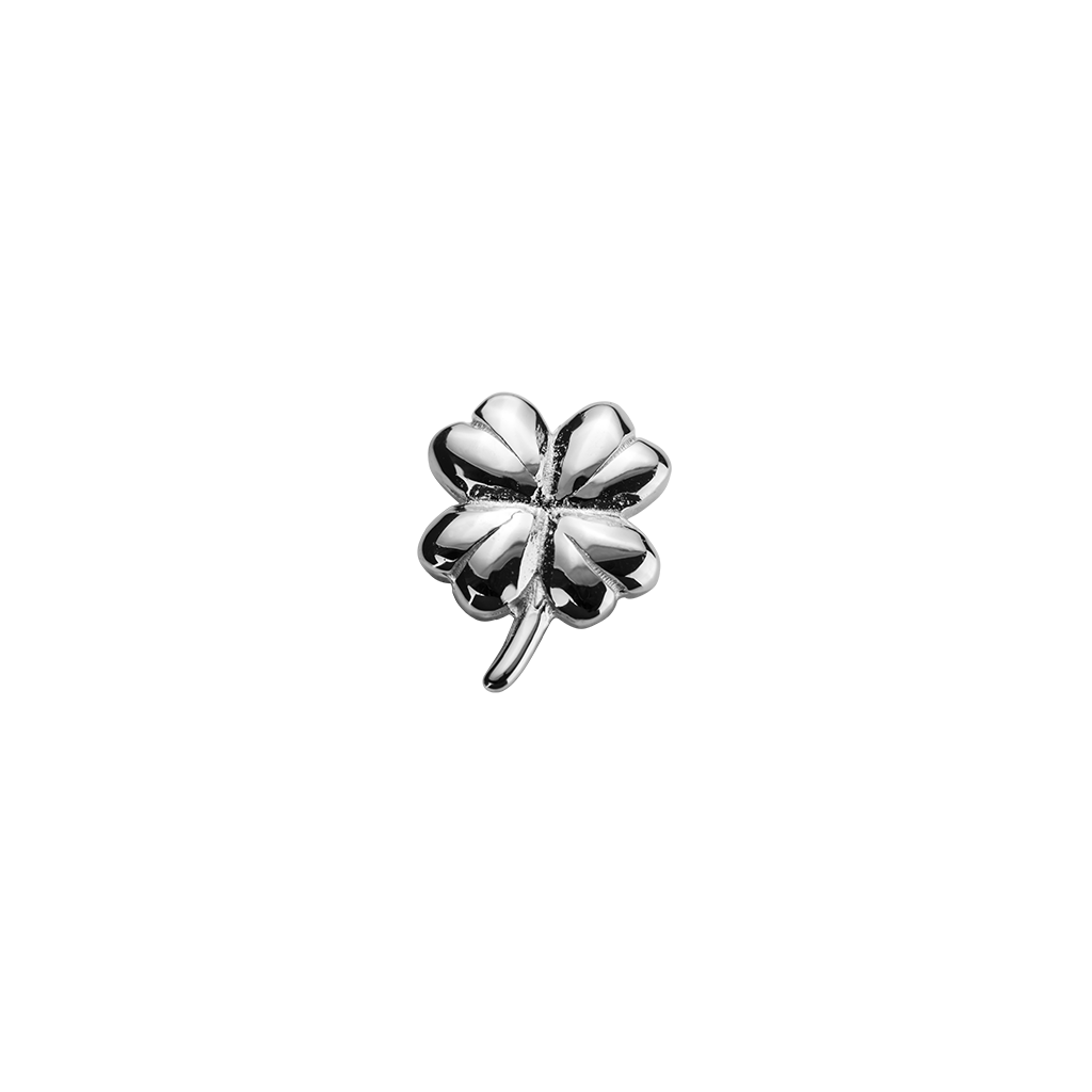 Stow Lockets sterling silver Lucky Clover - Good Fortune silver charm