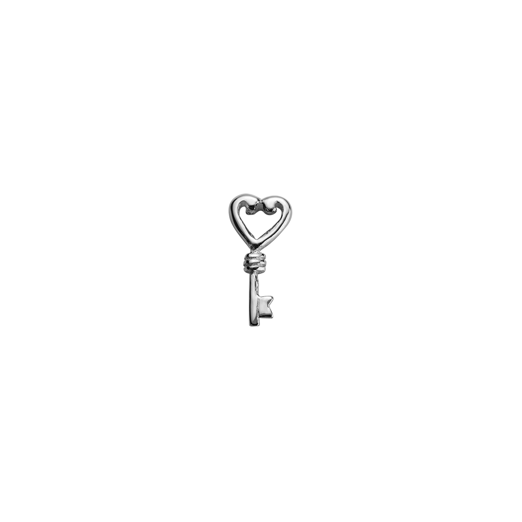 Stow Lockets sterling silver Key - Treasured silver charm