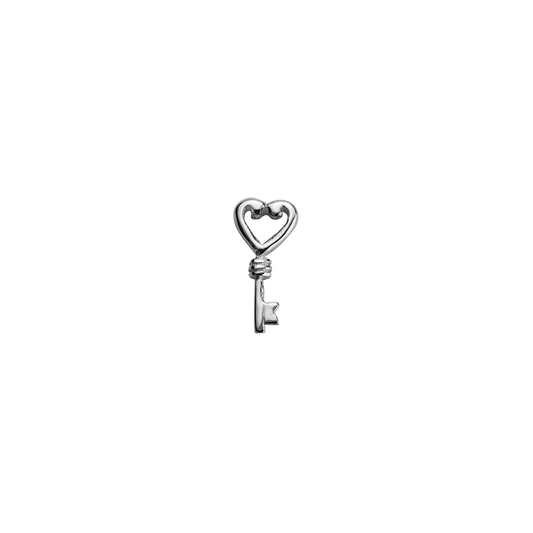 Stow Lockets sterling silver Key - Treasured silver charm