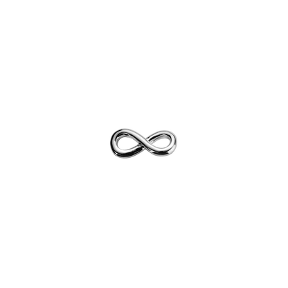 Stow Lockets sterling silver Infinity Twist - Devotion silver charm