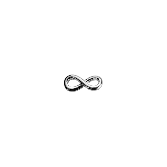 Stow Lockets sterling silver Infinity Twist - Devotion silver charm